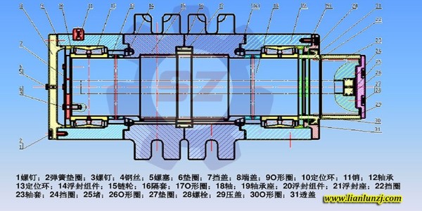 矿用链轮组件