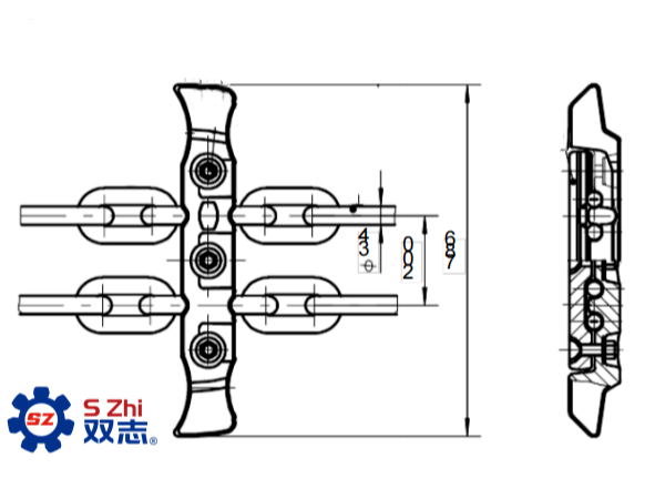 产品介绍|<i style='color:red'>szz800/250中双链</i>刮板转载机44ZG系列